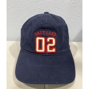 Salt Lake 2002 Olympics Hat Cap Fiited Men's Baseball Ceremonies VTG